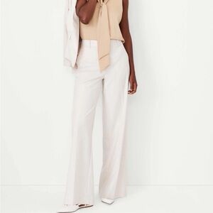 Elegant Cream Women's Pants - Worn one time.  Perfect condition.